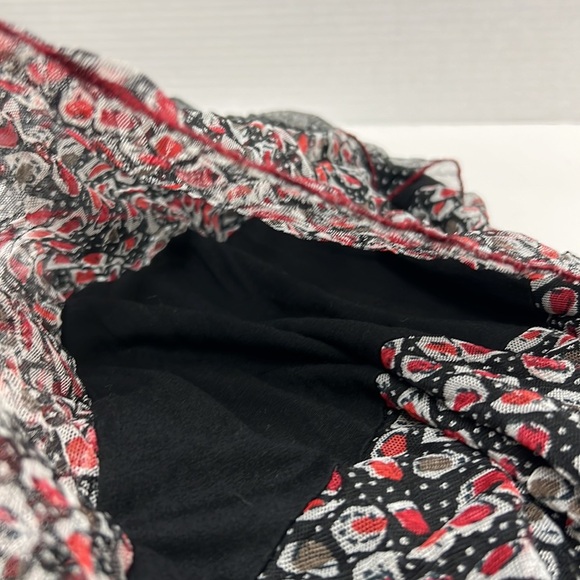 Tango Mango Tiered Netted Midi Dress Size Small - Picture 6 of 8